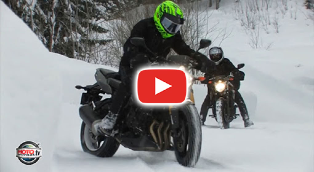 Partie 1 du voyage hivernal vers Arjeplog en Laponie Suédoise au guidon de Yamaha FZ6 et FZ8