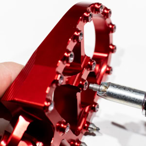 Pointes repose-pieds / marchepieds / pedales / sol