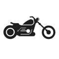 Custom HD et Bobber, le cloutage est possible pour rouler sur glace en hiver